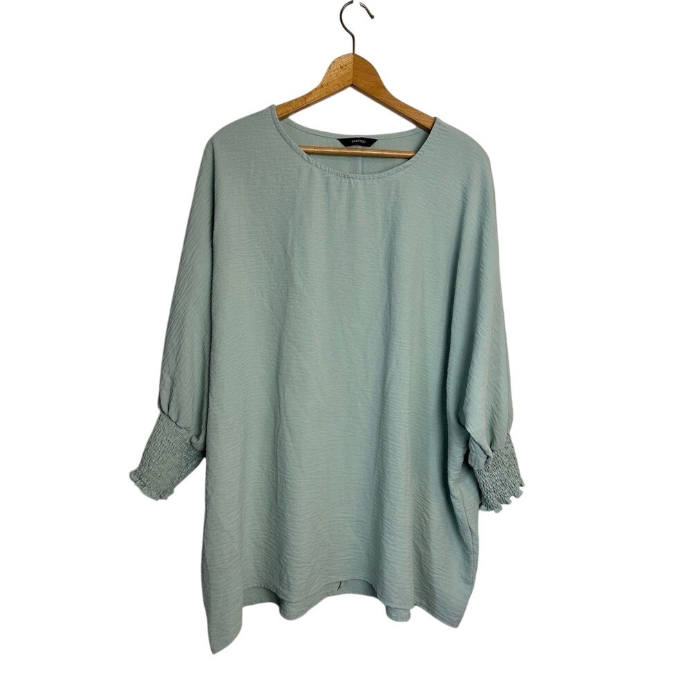 Dokotoo Mint Green Women Plus Size 2X  Top Old Money Clean Girl Capsule wardrobe